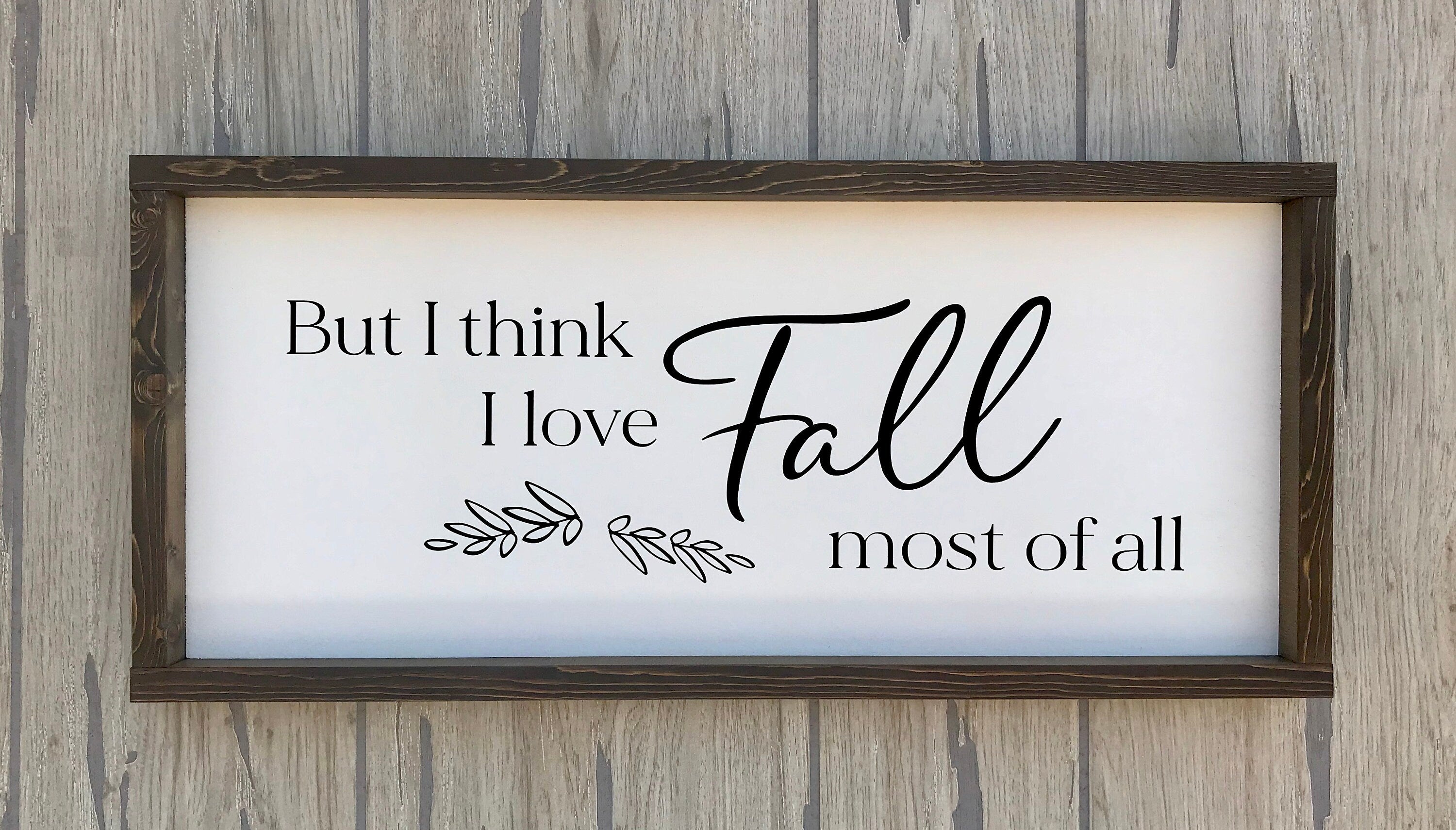 But I think I love Fall most of all, shiplap style rustic farmhouse sign , fall wood signs, home decor, gift for her