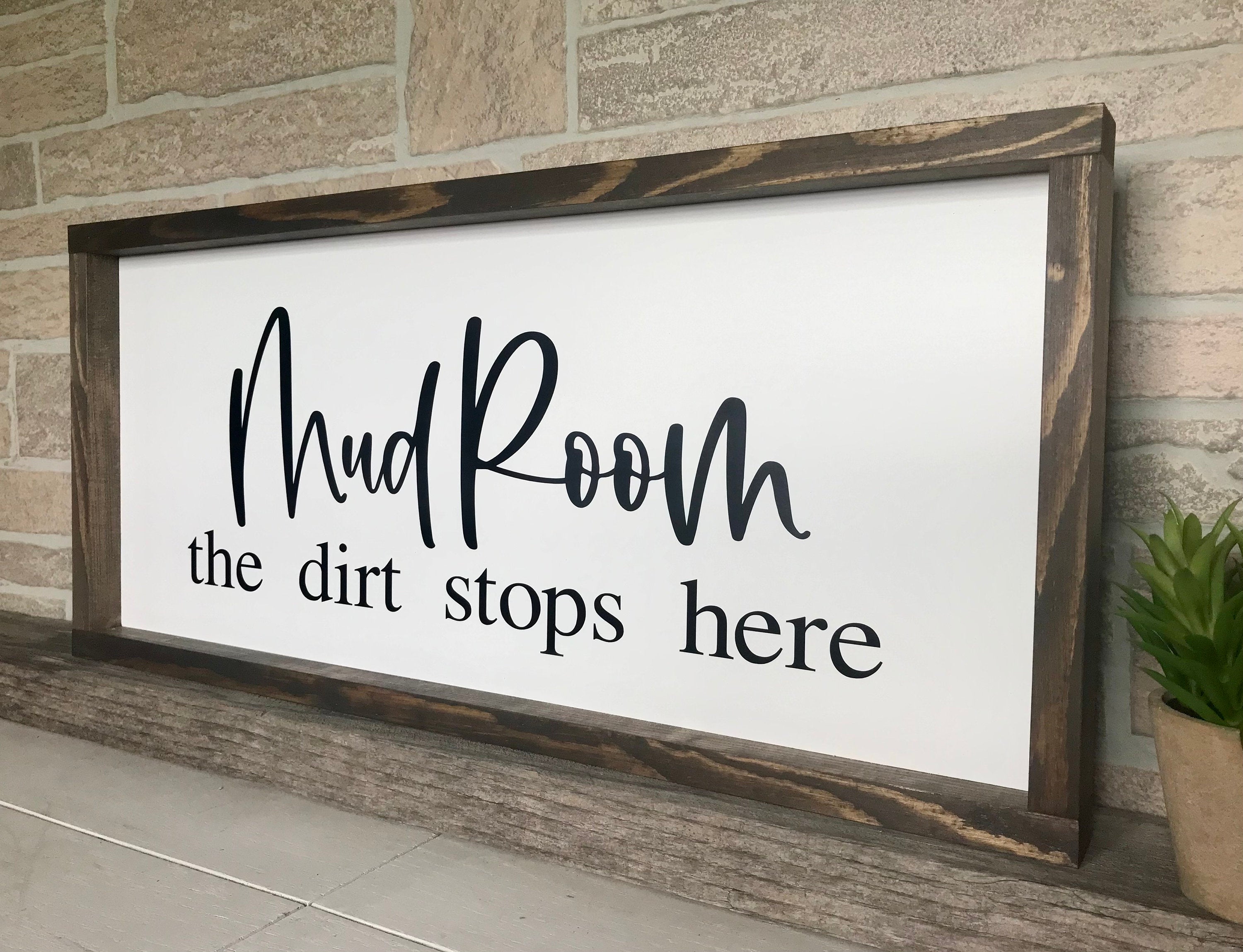 mud room, rustic farmhouse sign, country wood signs, home decor, utility room sign