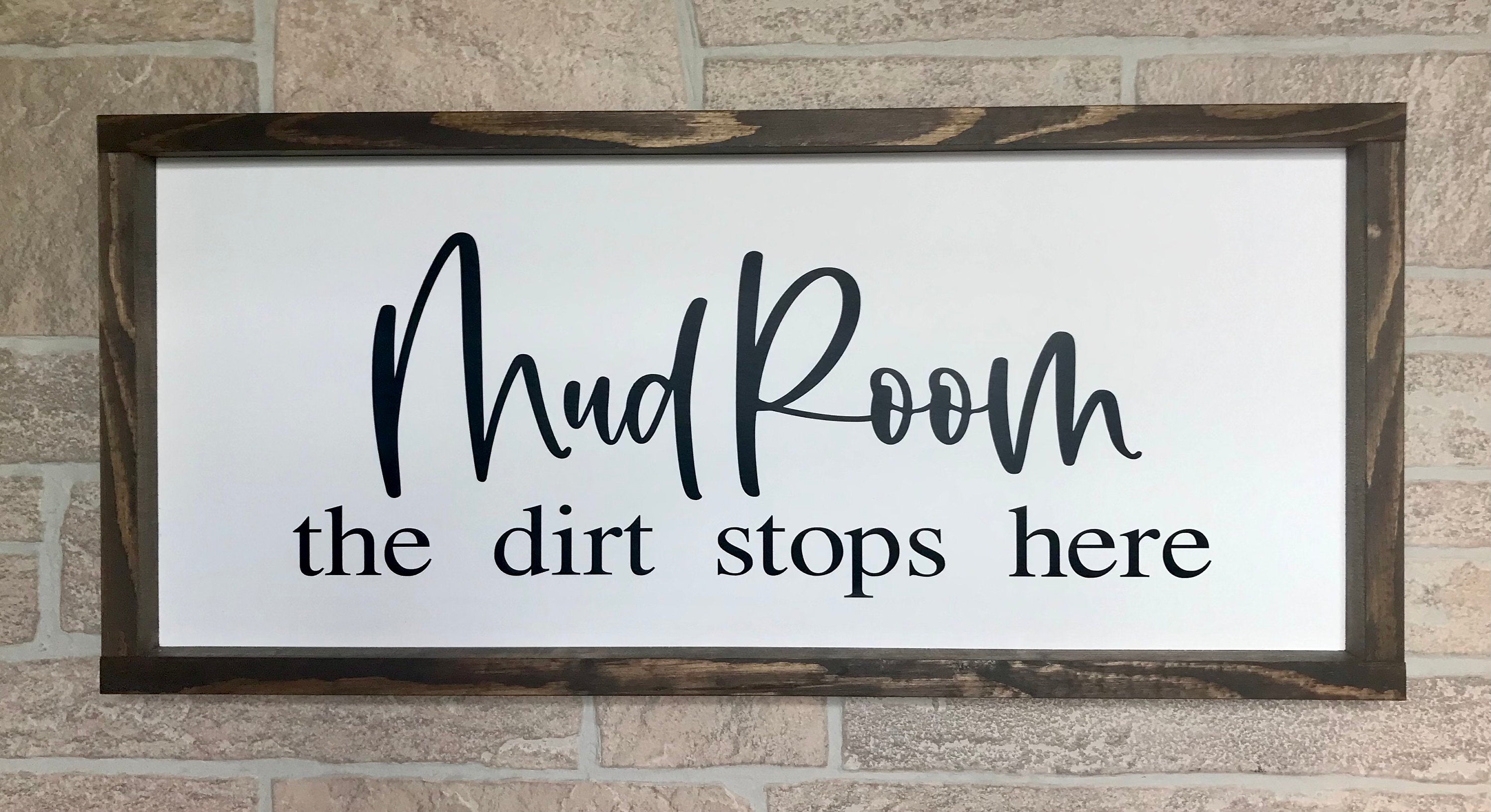 mud room, rustic farmhouse sign, country wood signs, home decor, utility room sign