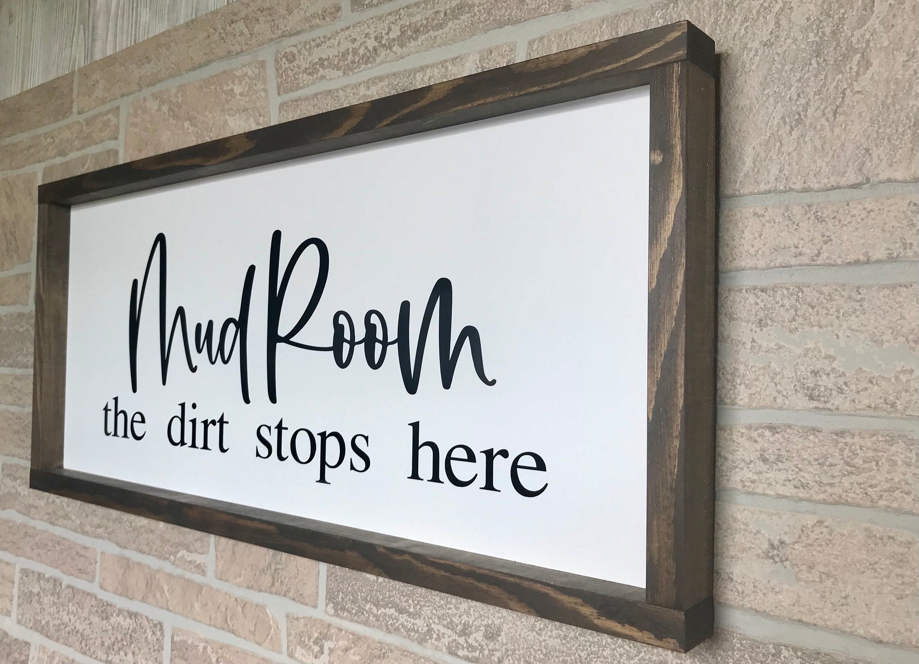 mud room, rustic farmhouse sign, country wood signs, home decor, utility room sign