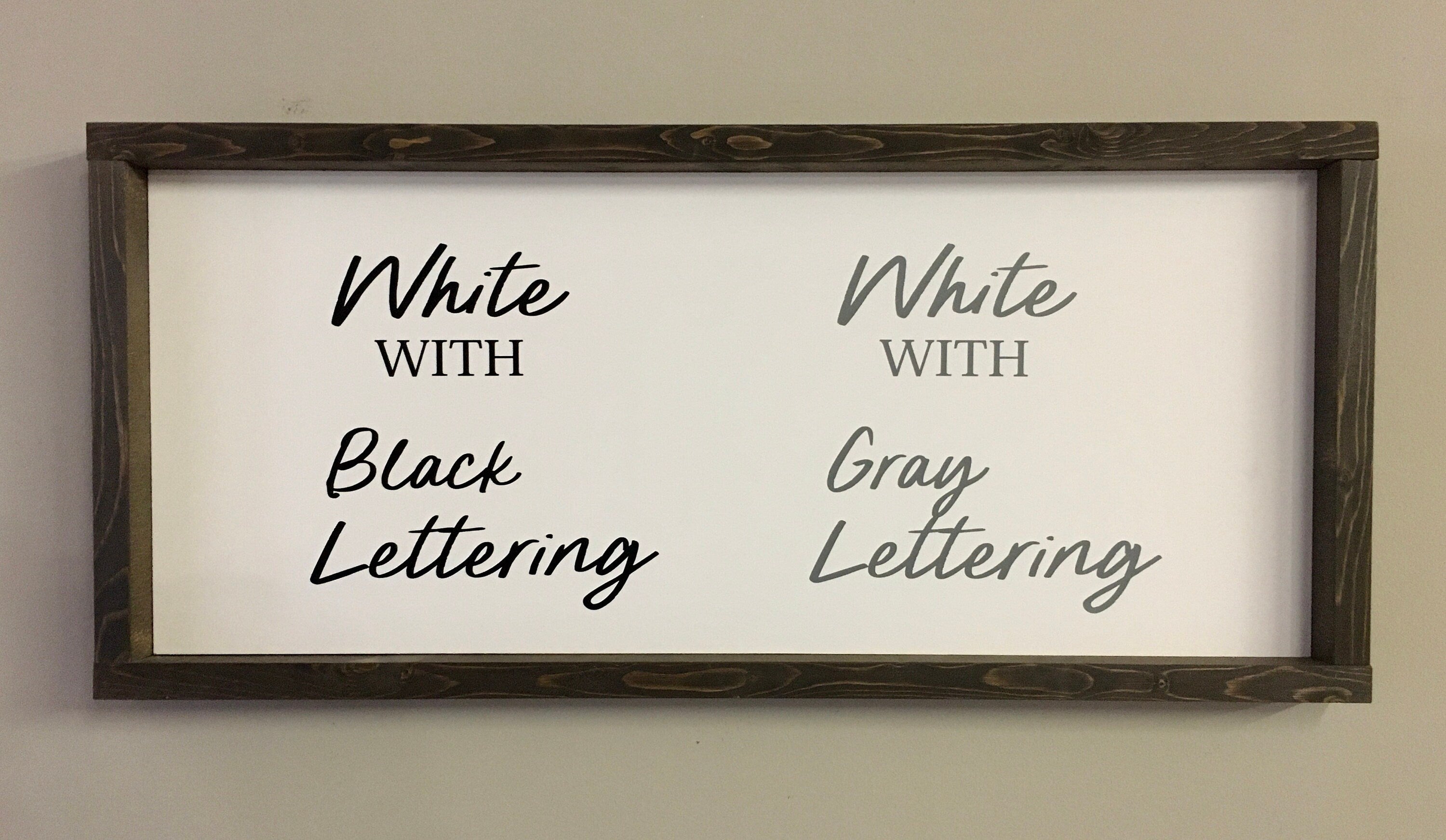 welcome to our home, framed wooden sign, living room wall decor, home decor, wall art