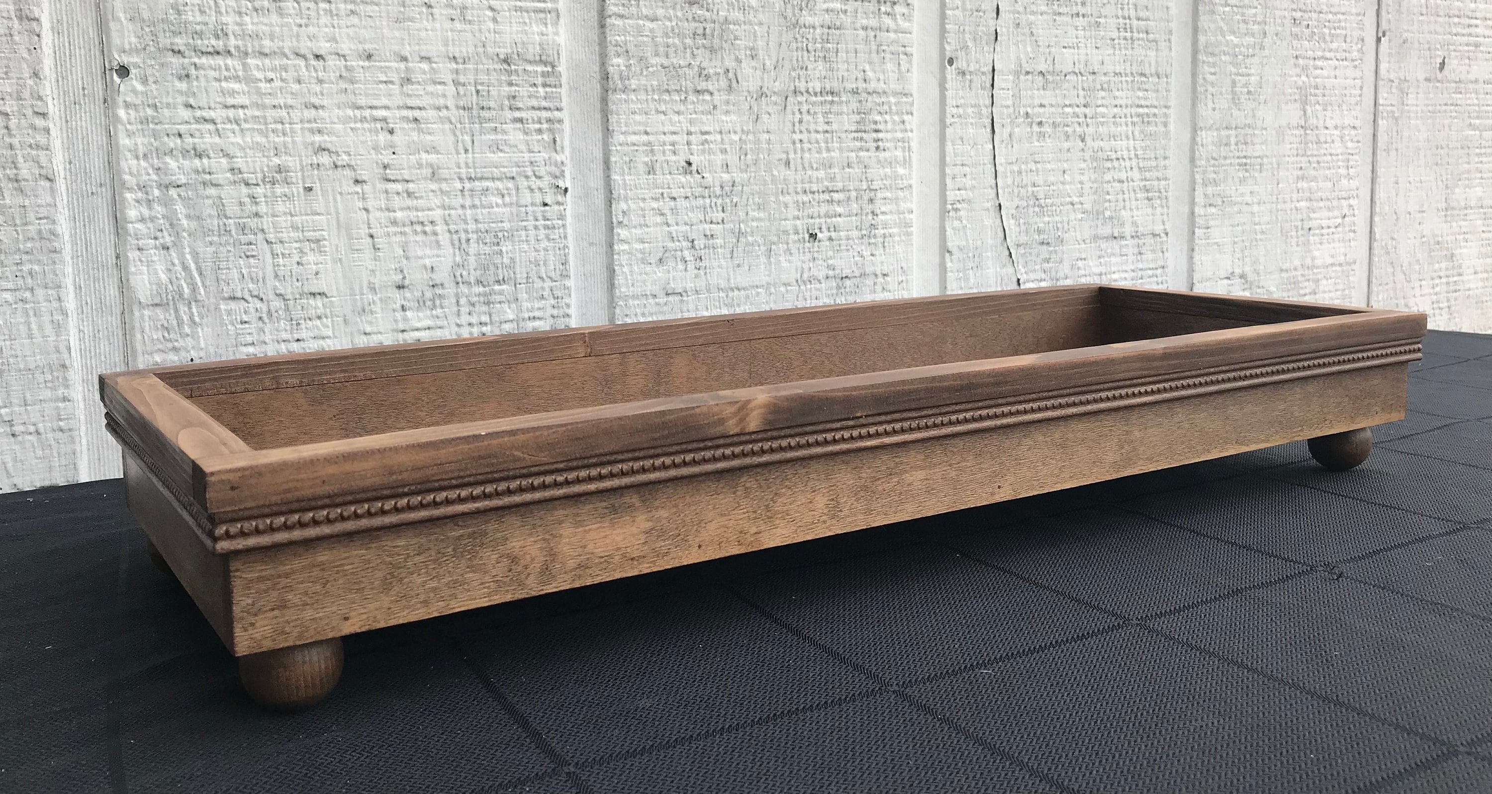 Handmade wooden centerpiece tray, centerpiece box, decorative tray, modern farmhouse, wedding, table top decor