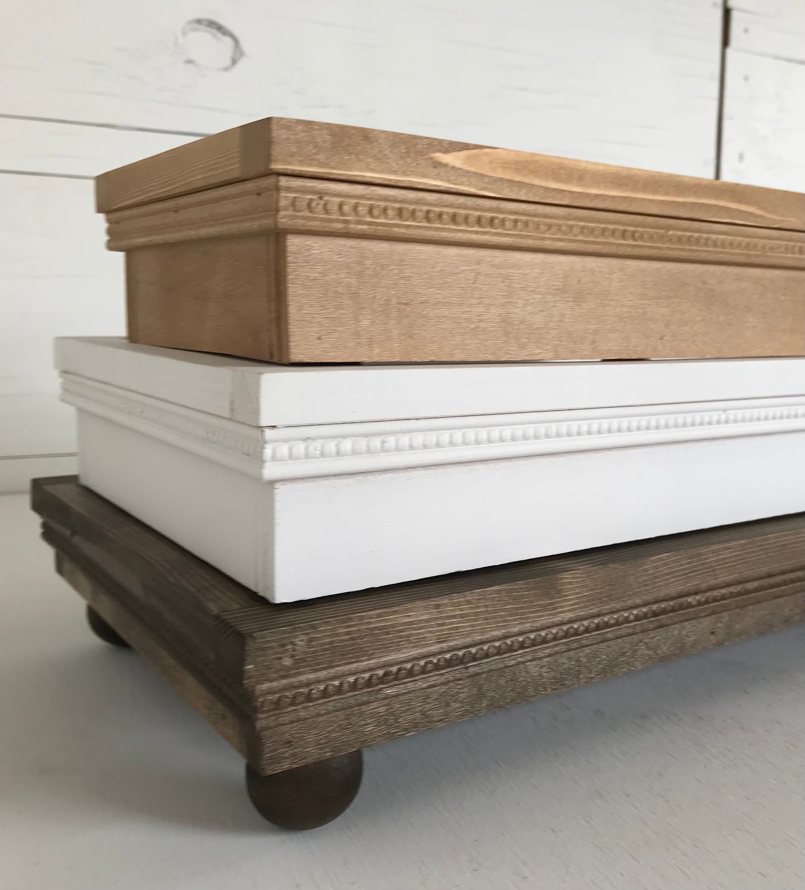 Handmade wooden centerpiece tray, centerpiece box, decorative tray, modern farmhouse, wedding, table top decor